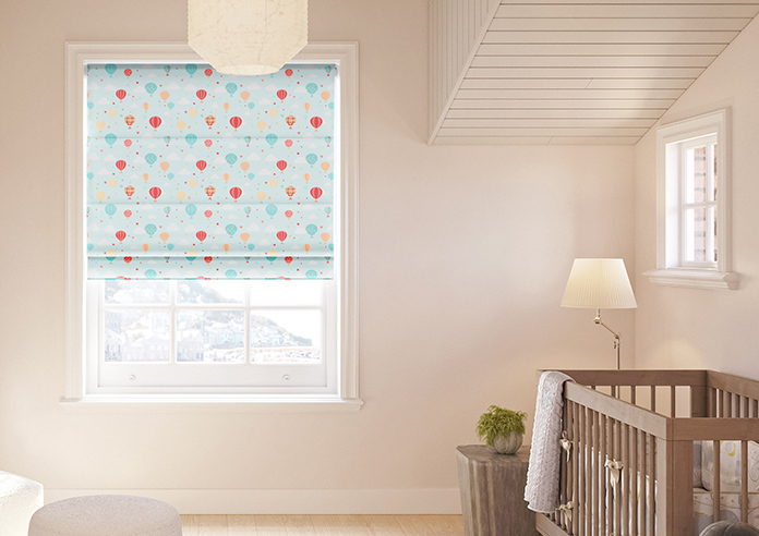 Balloon Festival, Multi - Twist&Fit Roman Blind - Image 3